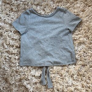 Alya Gray Short Sleeve woman’s blouse Top S